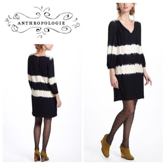 Anthropologie Floreat Ink Wash Tie Dye Dress Size 8‎ - Picture 9 of 9